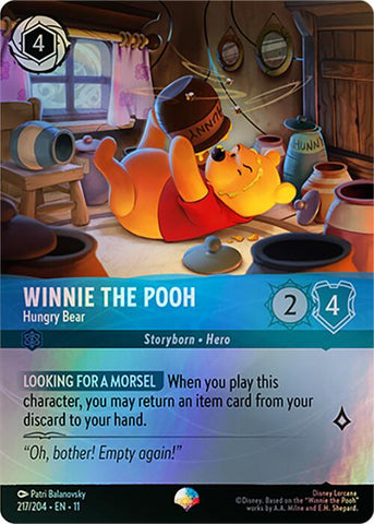 Winnie the Pooh - Hungry Bear (Epic) (217/204) [Winterspell] - Destination Retro