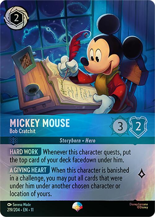 Mickey Mouse - Bob Cratchit (Epic) (219/204) [Winterspell] - Destination Retro