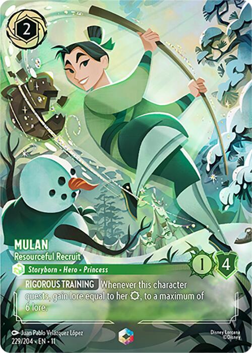 Mulan - Resourceful Recruit (Enchanted) (229/204) [Winterspell] - Destination Retro