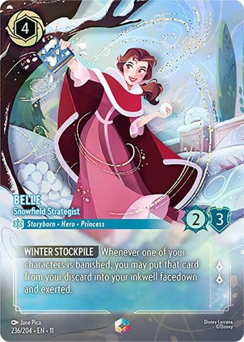 Belle - Snowfield Strategist (Enchanted) (236/204) [Winterspell] - Destination Retro