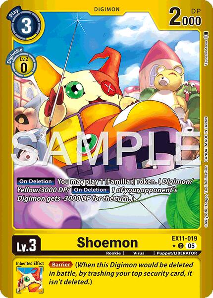 Shoemon [EX11-019] (Limited Foil) [Dawn of Liberator] - Destination Retro