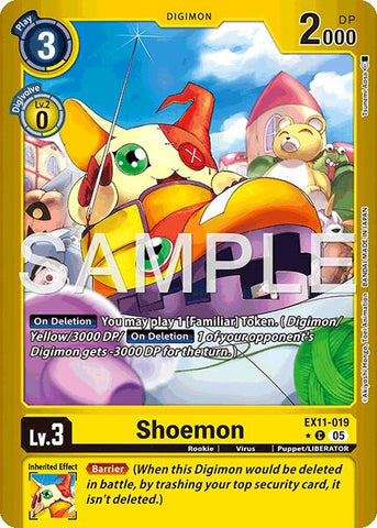 Shoemon [EX11-019] (Limited Foil) [Dawn of Liberator] - Destination Retro