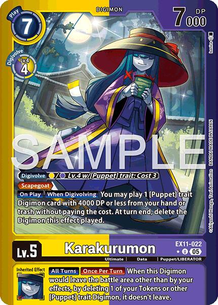 Karakurumon [EX11-022] (Limited Foil) [Dawn of Liberator] - Destination Retro