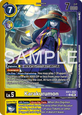 Karakurumon [EX11-022] (Limited Foil) [Dawn of Liberator] - Destination Retro