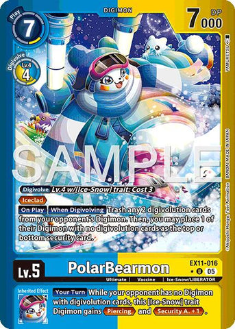 PolarBearmon [EX11-016] (Limited Foil) [Dawn of Liberator] - Destination Retro