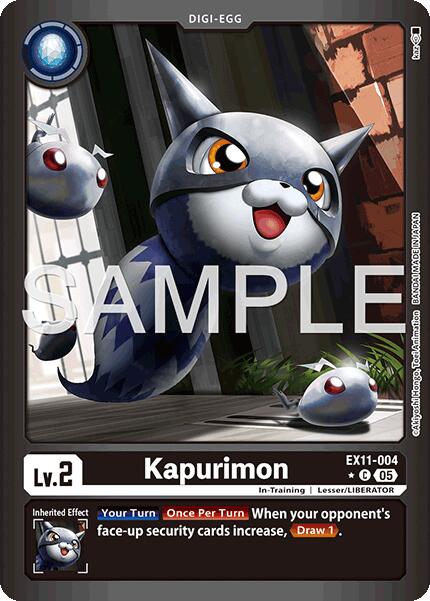 Kapurimon [EX11-004] (Limited Foil) [Dawn of Liberator] - Destination Retro