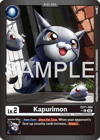Kapurimon [EX11-004] (Limited Foil) [Dawn of Liberator] - Destination Retro
