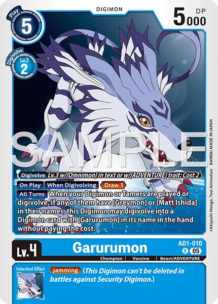Garurumon [AD1-010] [Advanced Booster Digimon Generation] - Destination Retro