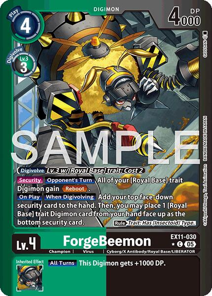 ForgeBeemon [EX11-030] (Limited Foil) [Dawn of Liberator] - Destination Retro