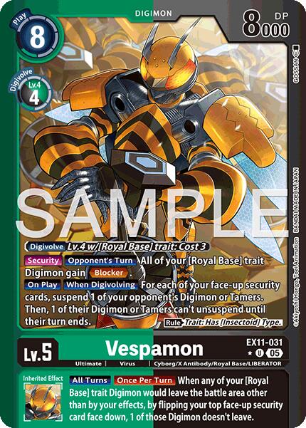 Vespamon [EX11-031] (Limited Foil) [Dawn of Liberator] - Destination Retro