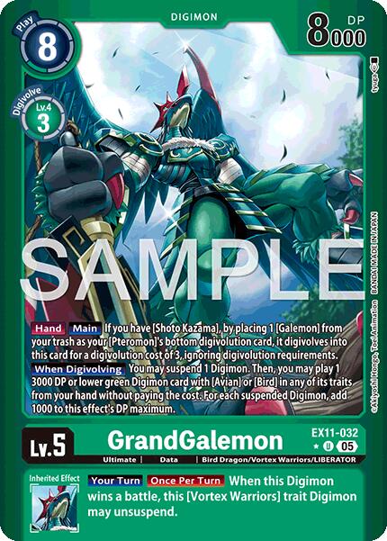 GrandGalemon [EX11-032] (Limited Foil) [Dawn of Liberator] - Destination Retro
