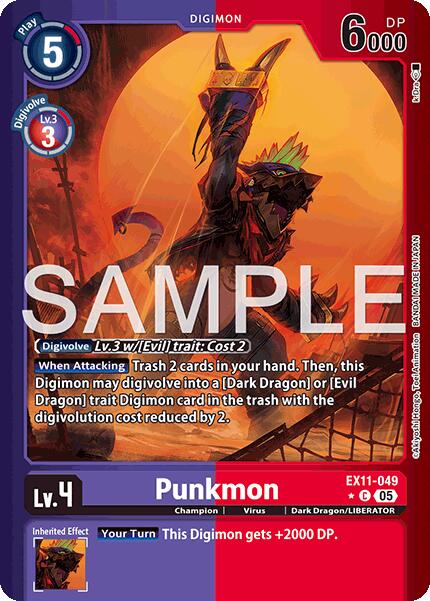 Punkmon [EX11-049] (Limited Foil) [Dawn of Liberator] - Destination Retro