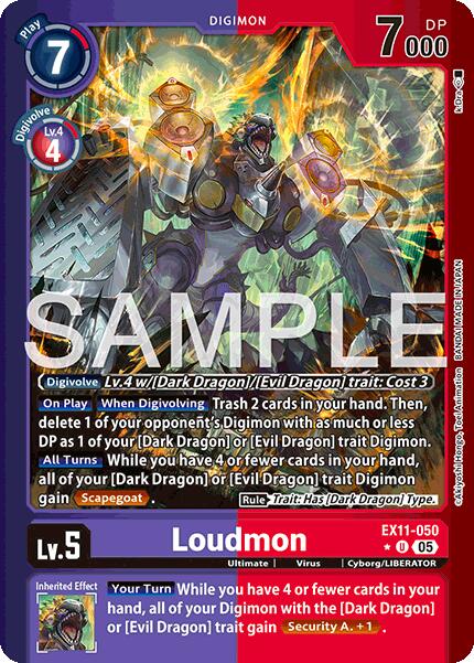 Loudmon [EX11-050] (Limited Foil) [Dawn of Liberator] - Destination Retro