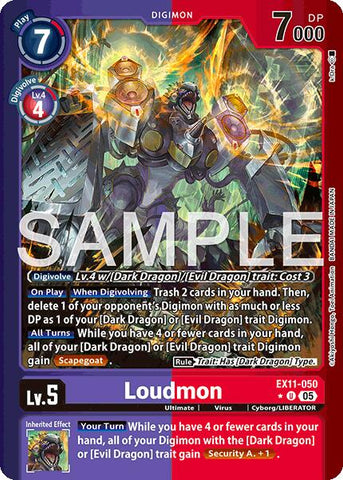 Loudmon [EX11-050] (Limited Foil) [Dawn of Liberator] - Destination Retro