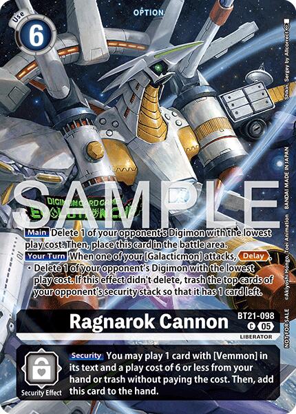 Ragnarok Cannon [BT21-098] (Evolution Cup 2026 Vol. 1 Top 4) [World Convergence] - Destination Retro