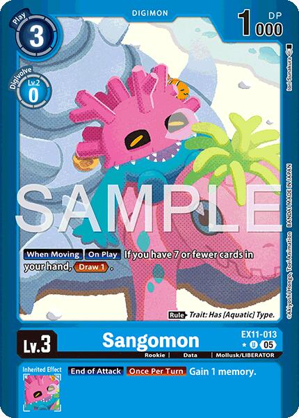 Sangomon [EX11-013] (Limited Foil) [Dawn of Liberator] - Destination Retro