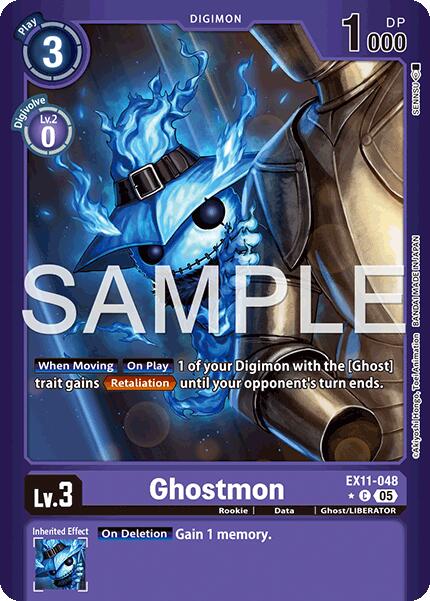 Ghostmon [EX11-048] (Limited Foil) [Dawn of Liberator] - Destination Retro