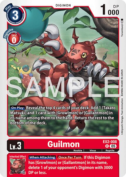 Guilmon [EX2-008] [Advanced Booster Digimon Generation] - Destination Retro