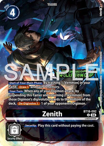 Zenith [BT18-092] (Evolution Cup 2026 Vol. 1 Winner) [Release Special Booster Ver.2.0] - Destination Retro