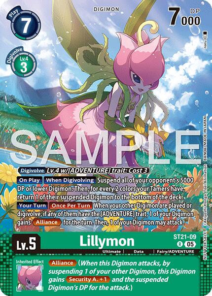 Lillymon [ST21-09] (Event Pack 9) [Starter Deck: Hero of Hope] - Destination Retro