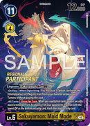 Sakuyamon: Maid Mode [ST22-06] (Regionals 26-27 Season 1 Participant) [Starter Deck: Amethyst Mandala Advanced Deck Set] - Destination Retro