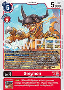 Greymon [AD1-001] - AD1-001 (World Championship 26–27 Regionals Season 1) [Advanced Booster Digimon Generation] - Destination Retro
