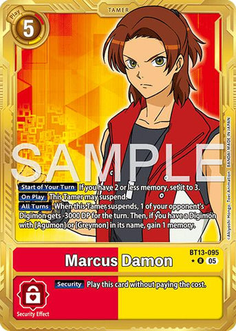 Marcus Damon [BT13-095] (Alternate Art) [Advanced Booster Digimon Generation] - Destination Retro