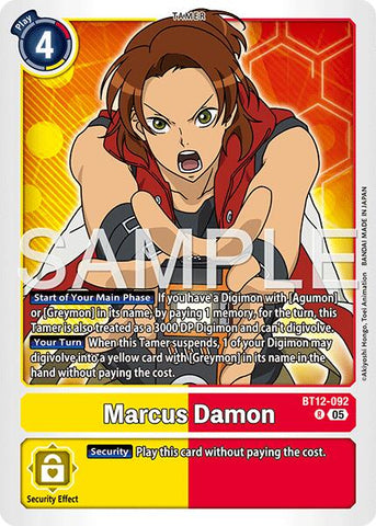 Marcus Damon [BT12-092] [Advanced Booster Digimon Generation] - Destination Retro