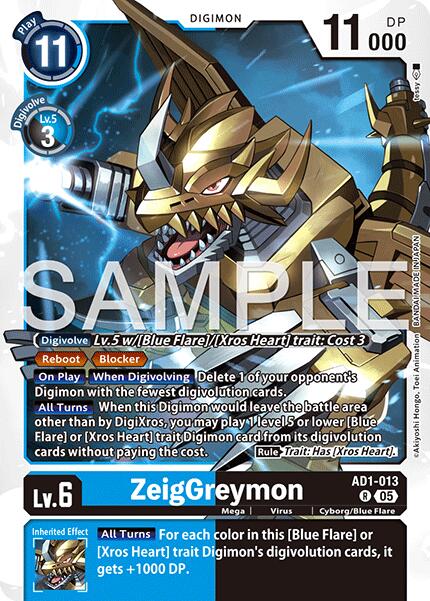ZeigGreymon [AD1-013] [Advanced Booster Digimon Generation] - Destination Retro