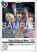 Taiki, Kiriha, & Nene [BT11-095] [Advanced Booster Digimon Generation] - Destination Retro