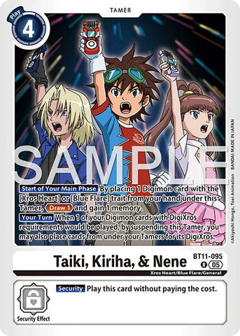 Taiki, Kiriha, & Nene [BT11-095] [Advanced Booster Digimon Generation] - Destination Retro