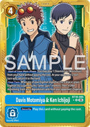 Davis Motomiya & Ken Ichijoji [BT16-085] (Alternate Art) [Advanced Booster Digimon Generation] - Destination Retro