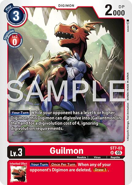 Guilmon [ST7-03] - ST7-03 [Advanced Booster Digimon Generation] - Destination Retro