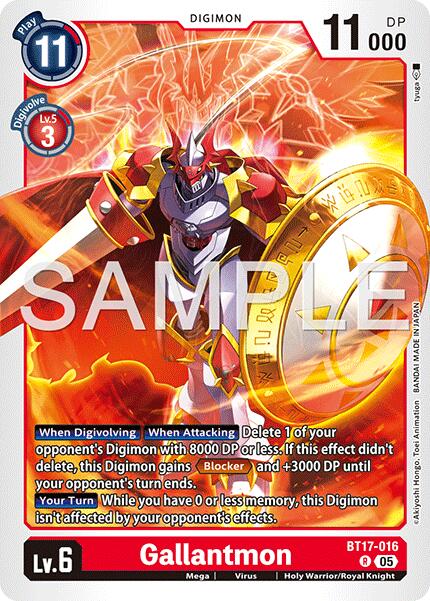 Gallantmon [BT17-016] [Advanced Booster Digimon Generation] - Destination Retro