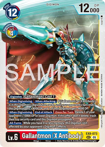 Gallantmon [EX8-073] (X Antibody) [Advanced Booster Digimon Generation] - Destination Retro