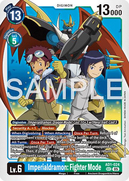 Imperialdramon: Fighter Mode [AD1-024] [Advanced Booster Digimon Generation] - Destination Retro