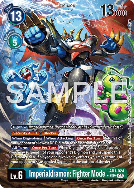 Imperialdramon: Fighter Mode [AD1-024] (Alternate Art) [Advanced Booster Digimon Generation] - Destination Retro