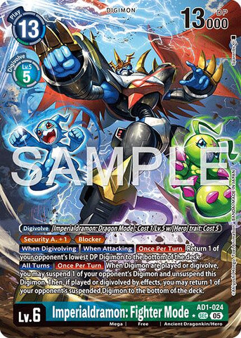 Imperialdramon: Fighter Mode [AD1-024] (Alternate Art) [Advanced Booster Digimon Generation] - Destination Retro