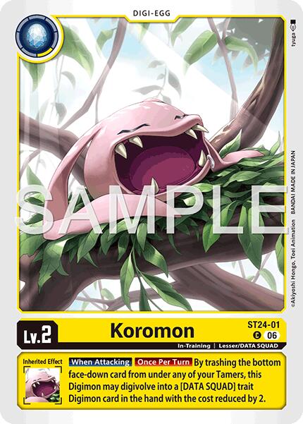Koromon [ST24-01] [Starter Deck: Data Squad] - Destination Retro