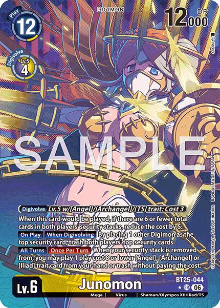 Junomon [BT25-044] (Alternate Art) [Dual Revolution] - Destination Retro
