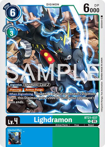Lighdramon [BT21-037] (Foil Reprint) [Advanced Booster Digimon Generation] - Destination Retro