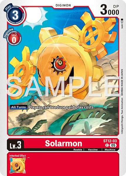 Solarmon [ST12-03] (Foil Reprint) [Advanced Booster Digimon Generation] - Destination Retro