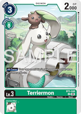 Terriermon [BT3-046] (Foil Reprint) [Advanced Booster Digimon Generation] - Destination Retro
