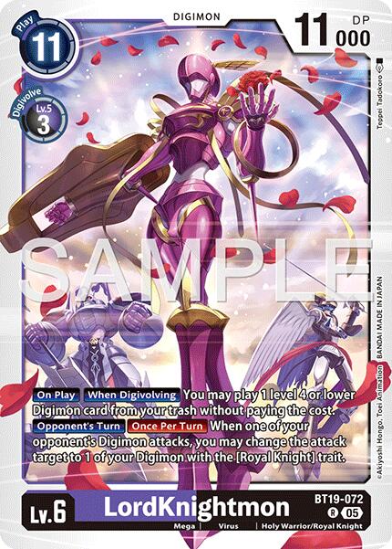 LordKnightmon [BT19-072] (Reprint) [Advanced Booster Digimon Generation] - Destination Retro