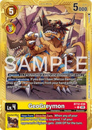 GeoGreymon [BT12-038] - BT12-038 (Gold Border) [Advanced Booster Digimon Generation] - Destination Retro