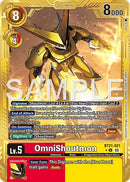 OmniShoutmon [BT21-021] (Gold Border) [Advanced Booster Digimon Generation] - Destination Retro