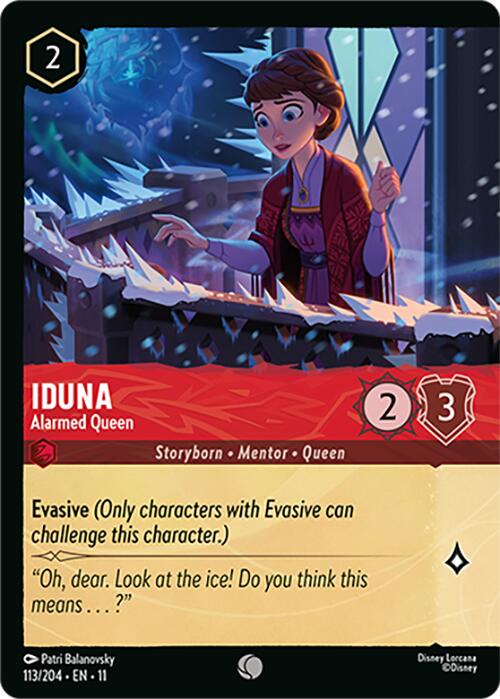 Iduna - Alarmed Queen (Foil) (113/204) [Winterspell] - Destination Retro