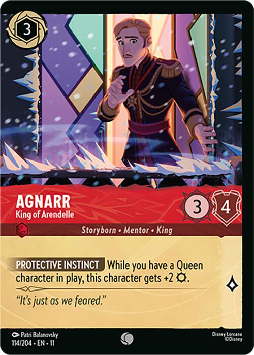 Agnarr - King of Arendelle (Foil) (114/204) [Winterspell] - Destination Retro