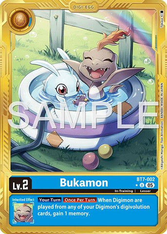Bukamon [BT7-002] (Gold Border) [Advanced Booster Digimon Generation] - Destination Retro