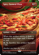 Spicy Oatmeal Pizza (Borderless) [Wizards Play Network 2026] - Destination Retro